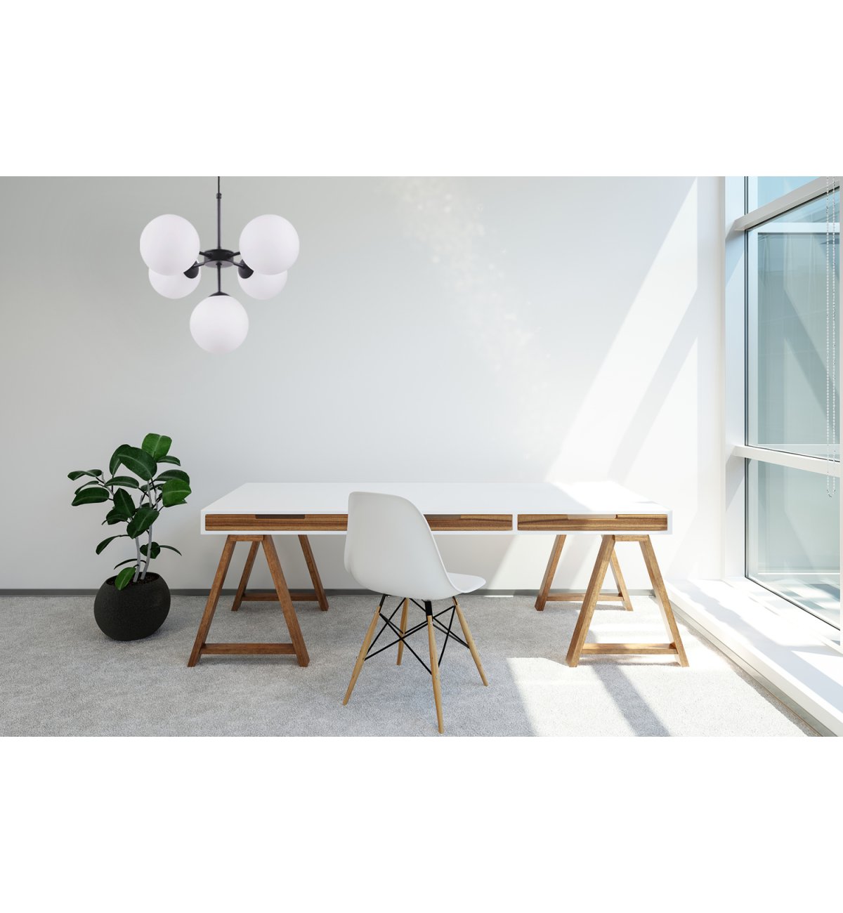 lampa-wiszaca-sufitowa-styl-loftowy-zyrandol-czarny-biale-klosze-e14-06